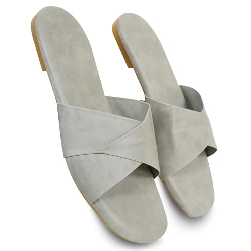 Image of DFR Women Casual Cushioned Flat Slippers Woman