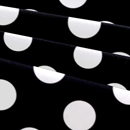 Unicey Polka Dot Black And White Pattern Bedding Duvet Cover Set 3D Printed Design Black Boys Girls Bedding Sets King 1 Duvet Cover 2 Pillowcases, (No Comforter) #TOP6