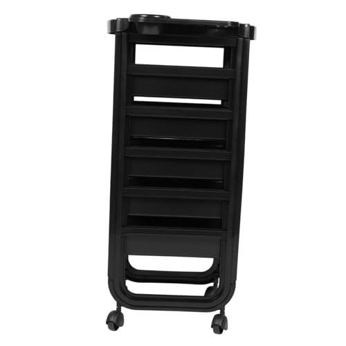 Chariot coiffure robuste multi-étages à roulettes pour ranger les outils