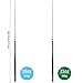 LOTKEY Pool Cue Set of 4/3 / 2/1-58 Inch 18~21 oz Canadian Maple Professional Billiard Cue Sticks, Pool Cue Stick Durable for Billiard Players (2 Sets (18oz Blue, 21oz Green))