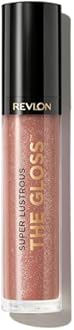 REVLON Lip Gloss, Super Lustrous The Gloss, Non-Sticky, High Shine Finish, 260 Rosy Future