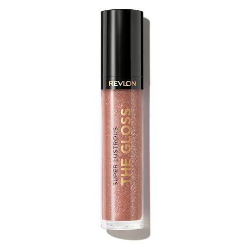 REVLON Lip Gloss, Super Lustrous The Gloss, Non-Sticky, High Shine Finish, 260 Rosy Future