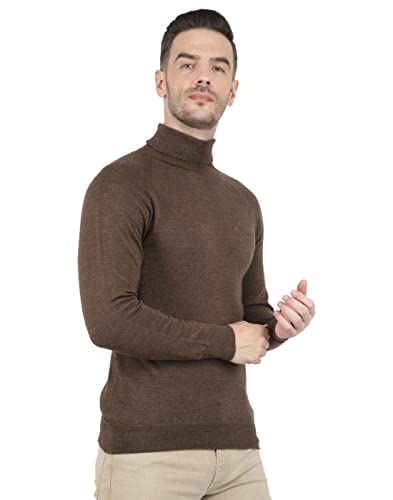 Image of Monte Carlo Men Wool High Neck Pullover Sweater