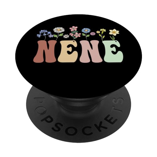 Nene Gifts Women Wildflower Floral Design Nene PopSockets PopGrip Intercambiable