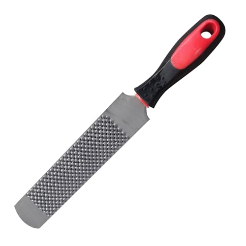 Image of Smandy Professional Hoof Rasp, 8 Inch Flat Single Hand File with Non Slip Handle for Efficient Horseshoe Filing and Maintenance