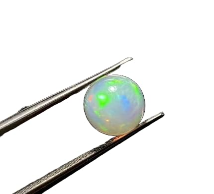 Opale éthiopienne 7 mm pierre précieuse en vrac cabochon rond naturel pour bijoux OPAL-3597