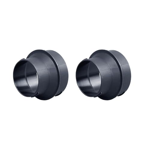 Oiieco 2 unidades de conexão de tubo de canal de aquecimento, tubo adaptador para aquecimento estacionário de 60 a 75 mm, peça de conexão para tubo de canal de aquecimento, compatível com