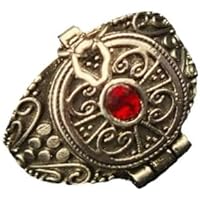 Fahoujs Anillos de caja ghau nepalí con almacenamiento para