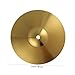 8-Inch Brass Crash Cymbal for Drum Kit - Compact, Quick Response, Versatile Use, Golden Finish