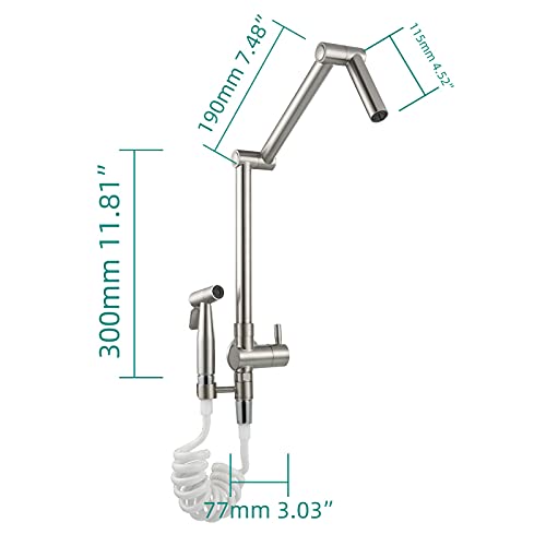 Robinet de remplissage pot mural pour ne plus porter de lourdes casseroles d'eau