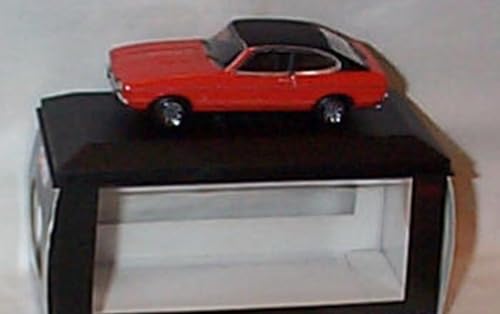 Corgi Vanguards F0RD Capri MK2 3.0 Ghia Automatic red/black Vehicle 1:43 scale diecast model