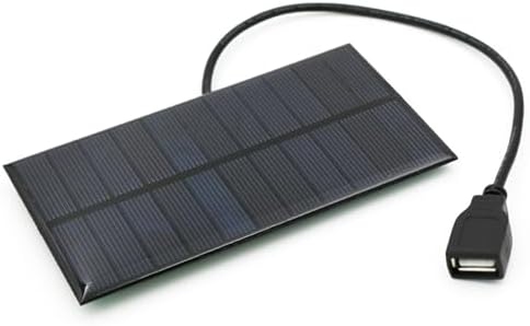 Banco de energia solar, painel solar 5V 1,65 W, banco de energia ...