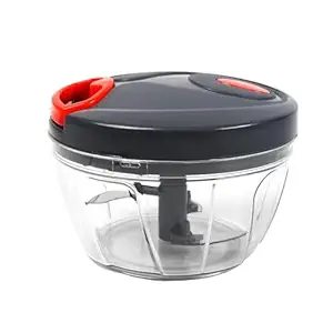 WhimsyWar Quick Hand Dori Vegetable Chopper, Fruit Chopper, Fruit Cutter for Kitchen, Fruit Slicer,Spice Chopper,Egg Cutters, Vegetable Quick String Chopper Machine 3 Stainless Steel Blades 450ML