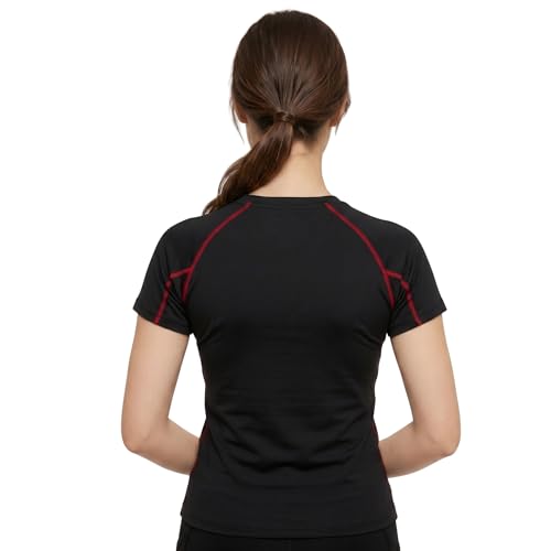 Image of NINQ Women's Long Sleeve Compression T-Shirt for Gym, Running, Yoga & Sports Wear