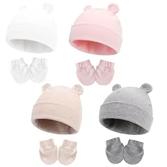 White & Beige & Pink & Gray -4pcs