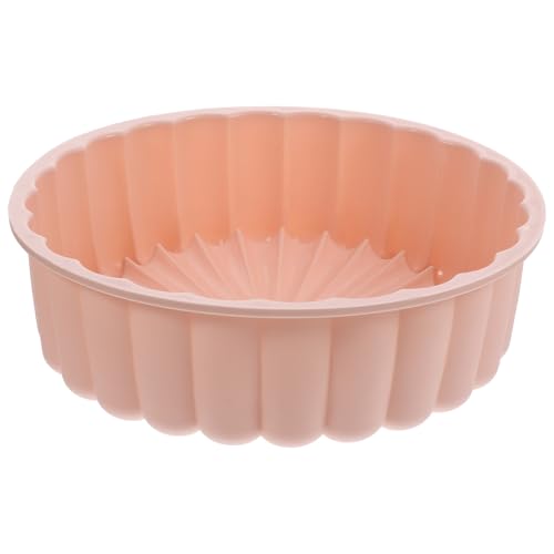 ibasenice Moule à Gâteau Rond Silicone Alimentaire Résistant à Haute Température pour Pâtisserie et Cuisson Facile Maison