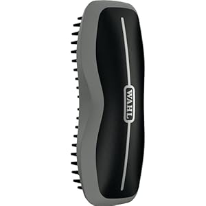 WAHL Professional Animal Equine Grooming Rubber Curry Horse Brush (#858712) – Ergonomic Horse Curry Comb – Horse Brush to Remove Dirt, Mud & Hair – Horse Grooming Brush – Black