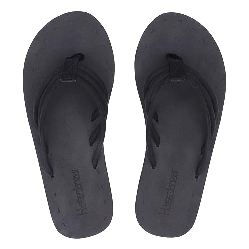 Harssidanzar Women's Flip Flops Lightweight Comfortable Summer Beach Thong Sandals with Arch Support KL221US2