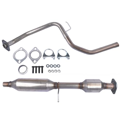 Koomaha Front Catalytic Converter & Rear Pipe Replacement For Mazda 3 2.0L/2.5L 2010 2011 2012 2013 (EPA Compliant)