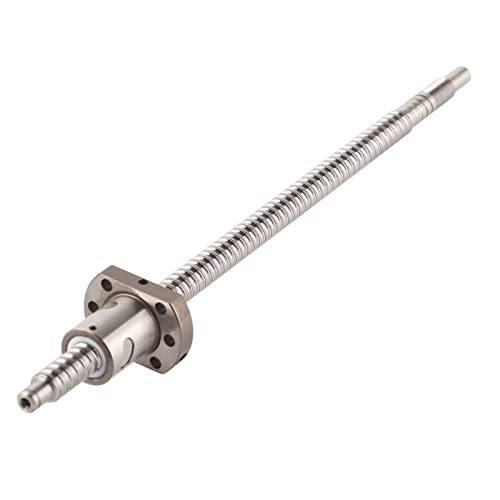 Hyuduo SFU1204 300mm Ball Screw High Efficiency Low Friction with Anti-Backlash for CNC Machines Precision Positioning 12mm Diameter 4mm Lead