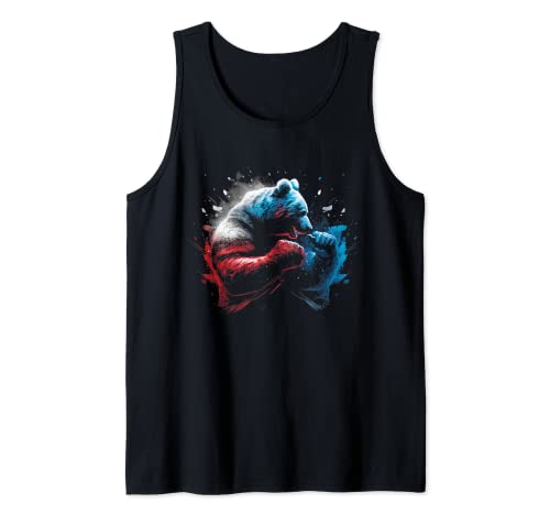 Russian Bear Boxing Russian Bear Tank Top