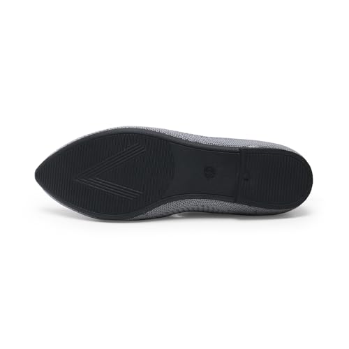 Image of Alexis Leroy Women's Loafer Mesh-Breathable Walking Shoes Slip On Casual Elastic Knit Lightweight Dressy Ballet Shoes