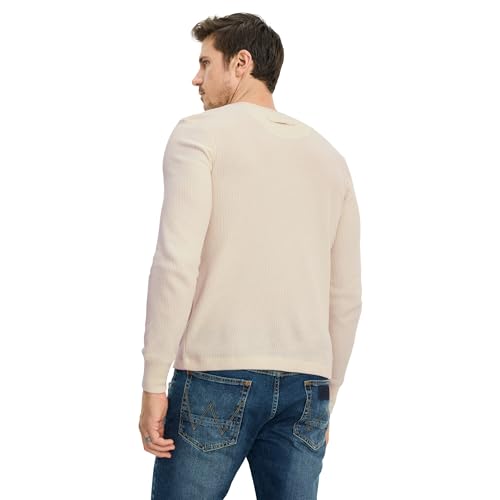 Jockey Men's Baselayer Long Sleeve Waffle Henley2