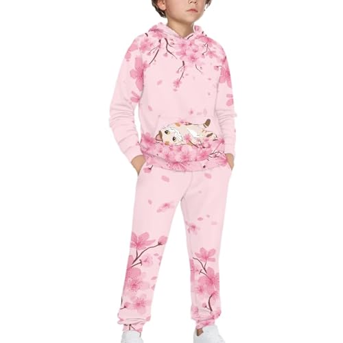 Youth Oversized Hoodie 2024 Trendy Loose Fit Cute Trendy Hoodie Set Offering a Secure and Stylish Fit3