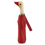 Natuquebrela Duck Wooden Umbrella - Fancy Umbrellas Duck Handle Umbrella for Women Portable Cute Collapsible Duckhead