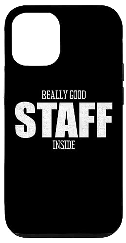 Really Good Staff Inside �C�x���g�X�^�b�t �N���[ �`�[�� �X�}�z�P�[�X iPhone 12/12 Pro �p