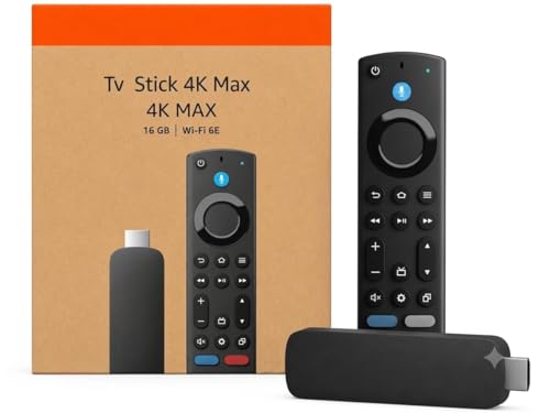 TV Stick 4K Max Streaming TV Stick Support Wi-Fi 6E 16GB Dual WiFi 2.4G+6E Ultra HD Streaming Supposed All popular application