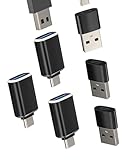 【Transfert de données ultra-rapide OTG 3.0】Profitez de la vitesse de transfert de données jusqu'à 5Gbps avec l'adaptateur USB-C mâle vers USB-A femelle, idéal pour connecter des claviers, souris, clés USB, ou lecteurs à vos appareils Type C compatibles.(Remarque : cet adaptateur prend en charge la conversion entre un adaptateur de chargement USB et un port de chargement USB C.)