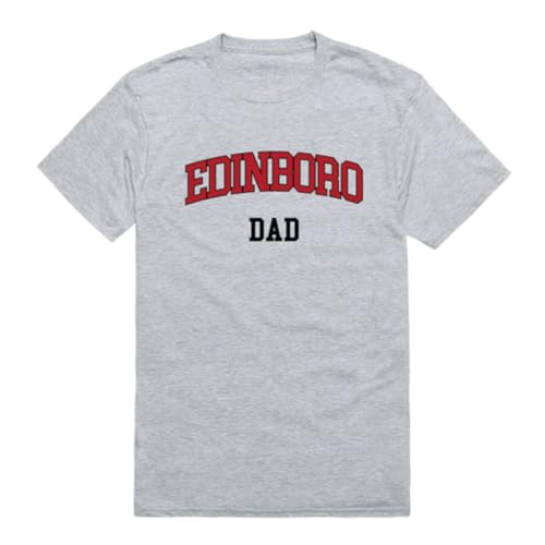 W Republic Edinboro University Fighting Scots Dad T-Shirt Heather Grey X-Large
