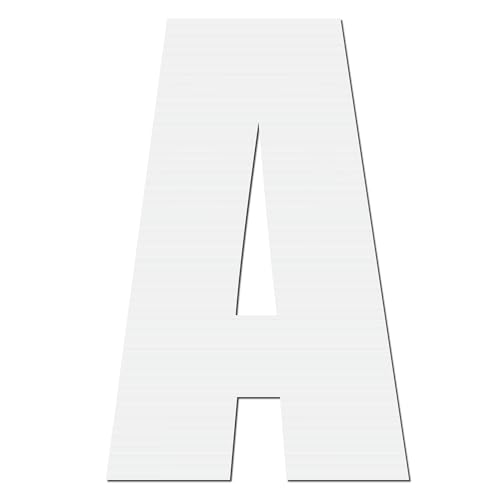 Large Flat Cardboard Letters, Numbers | Custom Decorative Letters & Numbers | Personalized Giant Letters for Wall Decor | Waterproof | Craft Letters - 24 inches