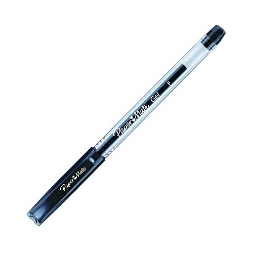 CANETA PAPERMATE ECONOGEL PRETO X6