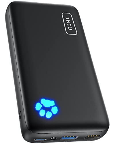 INIU Portable Charger, 18W PD QC 20000mAh USB C Power Bank, Fast Charging Compact Battery Pack, 3-Output Phone Charger Compatible with iPhone 14 13 12 11 X 8 Pro Samsung S20 S10 Google LG iPad Tablet
