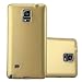 Produktbild Cadorabo Hülle kompatibel mit Samsung Galaxy Note 4 Schutzhülle TPU Silikon Case Metallic Design Slim Kratzfest Weiche Gummi mit Rundumschutz Case Hülle für Galaxy Note 4 in Gold