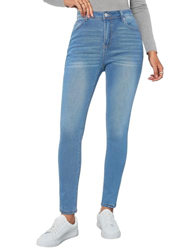 Vetinee Skinny Jeans for Women High Waisted Slim Fit Trendy Classic Stretchy Denim Pants Jean Leggings Jeggings Pockets