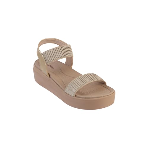 Image of Mochi Women Wedge Heel Fashion Sandal