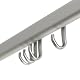 Duschvorhangstange Sealskin Easy Roll – Komplett-Set mit Deckenbefestigung