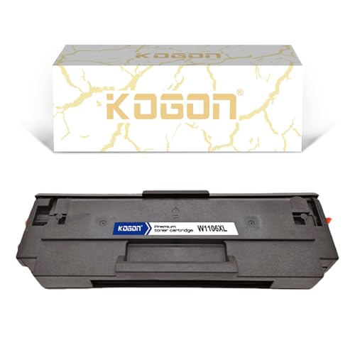 1 Black 106A 5K With chip Toner Cartridge Compatible for 106A W1106A for Laser 107a 107r 107w HP Laser MFP 135a 135r 135w 135wg 137fnw 137fwg (1BK 106A 5k)