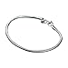 New 2026 Handmade Original Fine Jewelry 925 Sterling Silver Charrm Bracelet Soft Smooth Snake Bone Bracelets For Women Perfect For Gift For Special Occasions Jewelry Fashion Accessories Creative Gift