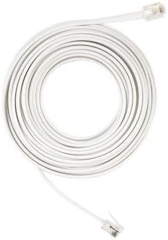 CE Tech 25 ft. Corded Phone Line - White