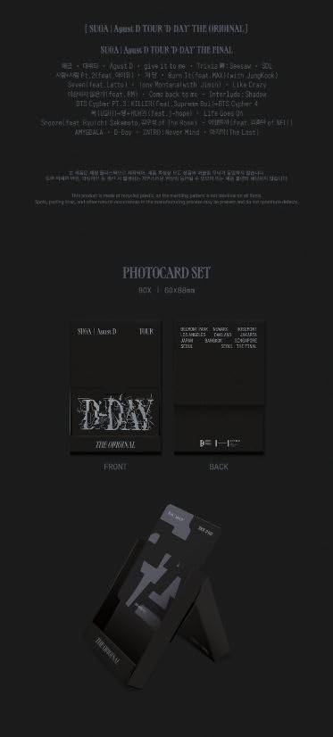 Amazon.co.jp: SUGA (BTS) - Agust D TOUR [ D-DAY ] The Original