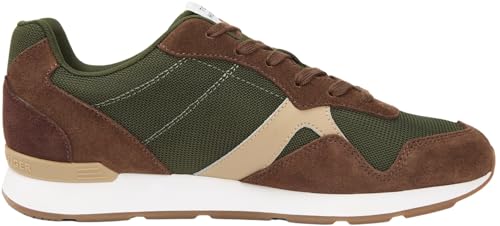 Tommy Hilfiger Runner Uomo Icon Mix Fm0Fm05679 Basso Top, Abete Artico Verde, 43 Eu - 7