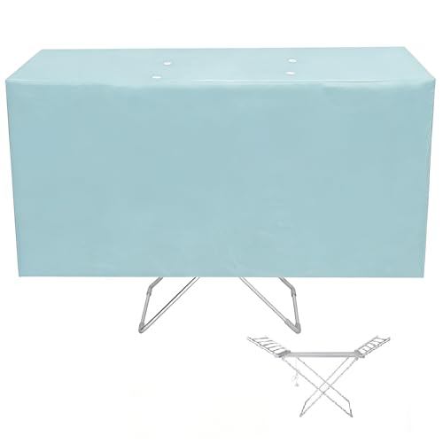 Ghshanog Heated Clothes Airer Cover, Electric Heated Clothes Dryer Cover,146x53x74CM Folding Laundry Dryer Covers Indoor, Oxford Cloth Drying Rack Covers to Help Speed Up Drying(grey)