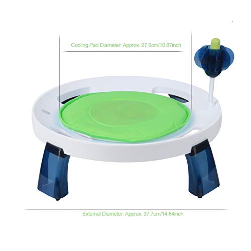 POCREATION Almofada de gel refrescante confortável para animais de estimação, tapete de resfriamento