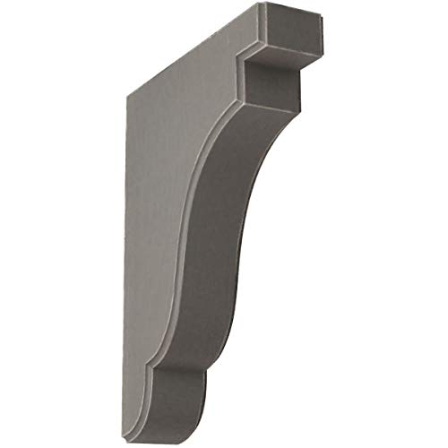 1 3/4"W x 7 1/4"D x 9 1/2"H Bedford Wood Vintage Decor Bracket, Reclaimed Grey