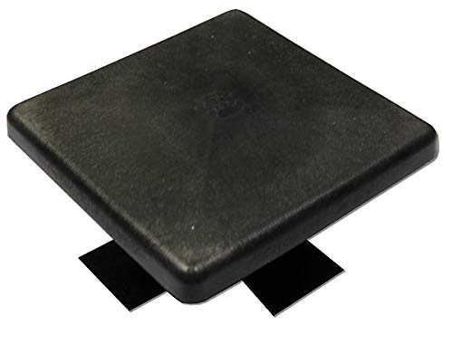 Deltech Manufacturing2" Square Light Pole Top Cap- Black Plastic