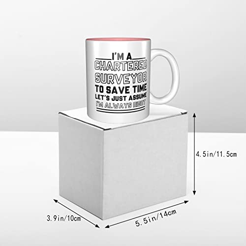 Taza de café con texto "I'm a Chartered Surveyor to Save Time" con texto "I'm A Chartered Surveyor to Save Time" - Taza divertida con texto "I'm A Chartered Surveyor to Save Time" - Imagen 7